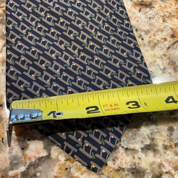 JIM THOMPSON Tie 100% Silk Rare Abstract pattern 55” Made in Thailand - Picture 5 of 7
